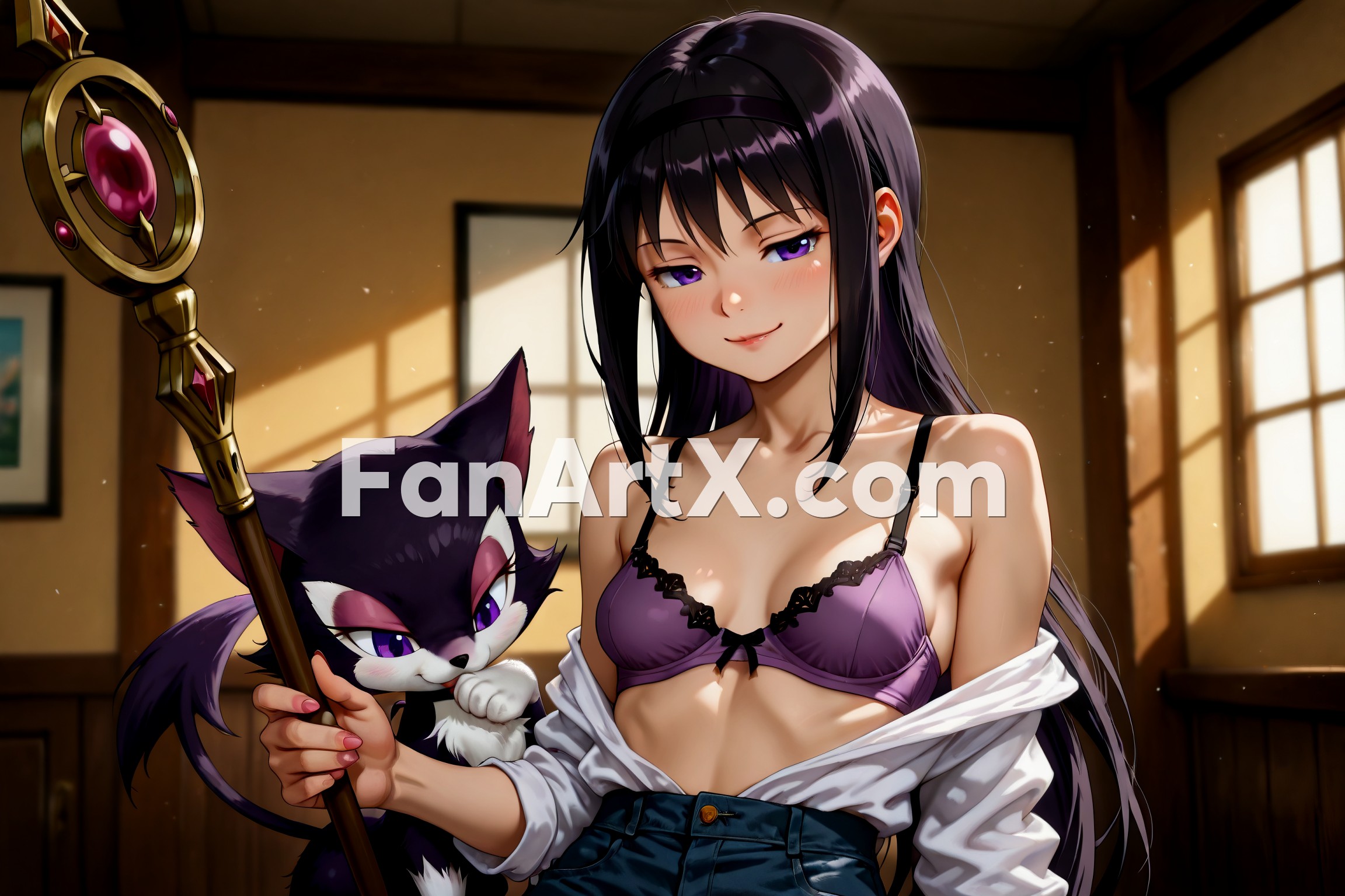 Akemi Homura Puella Magi Madoka Magica Fanart 7139047